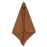 Jollein badstoffen badcape 75x75cm bruin - thumbnail