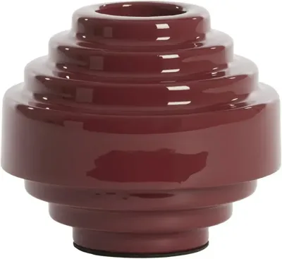 Light & Living theelichthouder metaal wanhati 13x10.5cm bordeaux