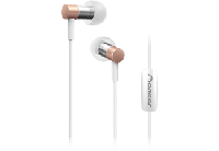Pioneer SE-CH3T(P) Hi-Res Audio In-Ear hoofdtelefoon (aluminium behuizing, bedieningselement, microfoon, licht compact-comfortabel, voor iPhone, Android smartphones, minimalistisch design), roze - thumbnail