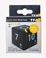TFA Dostmann Timer Cube Timer Zwart Digitaal - thumbnail
