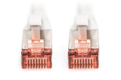 Digitus DK-1644-005 RJ45 Netwerkkabel, patchkabel CAT 6 S/FTP 0.50 m Grijs Halogeenvrij, Verdraaide paren, Snagless, Vlambestendig 1 stuk(s) Digitus DK-1644-005 RJ45 Netwerkkabel, patchkabel CAT 6 S/FTP 0.50 m Grijs Halogeenvrij, Verdraaide paren, Snagless, Vlambestendig 1 stuk(s)