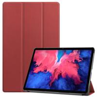 3-Vouw sleepcover hoes - Lenovo Tab P11 / P11 Plus - Bordeaux Rood - thumbnail