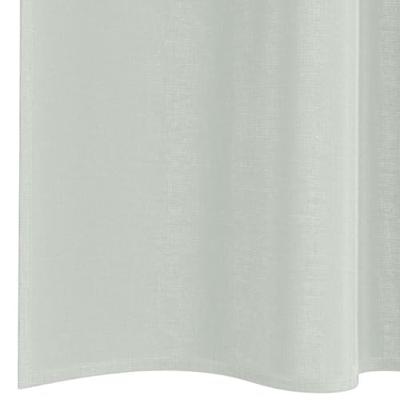 VidaXL Gordijnen voile met roedezakken 2 st lichtgrijs