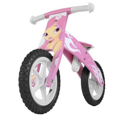 Milly Mally loopfiets Flip Pink 12 Inch Junior Roze