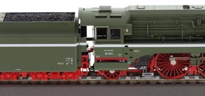 Roco 7100006 H0 snelrijstoomlocomotief 18 201 met kolenverbranding van de DR Roco 7100006 H0 snelrijstoomlocomotief 18 201 met kolenverbranding van de DR