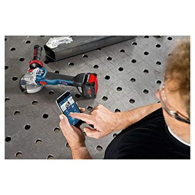 Bosch Blauw GWS 18V-10 SC | accu Haakse Slijper | 150 mm | Body | Zonder accu&apos;s & Laders in L-BOXX - thumbnail