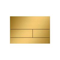 Bedieningsplaat Toilet TECE Square II Geborsteld Goud TECE - thumbnail