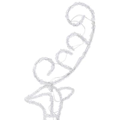 Kerstdecoratie rendieren en slee 260x21x87cm acryl blauw Kerstdecoratie rendieren en slee 260x21x87cm acryl blauw