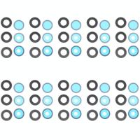 10 PCS Back Camera Lens for Samsung Galaxy A72 SM-A725 - thumbnail