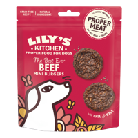 LILY'S KITCHEN DOG THE BEST EVER BEEF MINI BURGERS 70 GR - thumbnail
