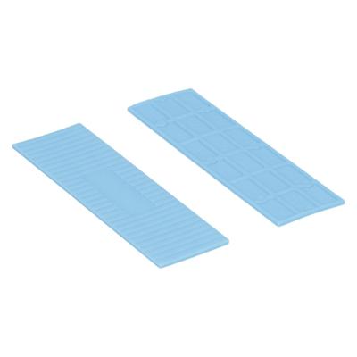 Beglazingsblokje 30X2mm blauw (100st) Beglazingsblokje 30X2mm blauw (100st)