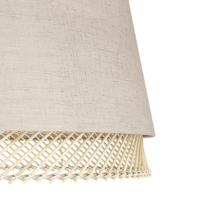 Eglo Staande lampTabley linnen met rotan - 43978 - thumbnail
