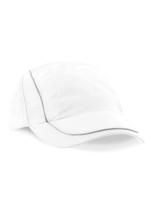 Beechfield CB182 Coolmax® Flow Mesh Cap - White - One Size - thumbnail