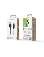 CABLE USB A/ MICRO USB 1.2M NOIR - thumbnail