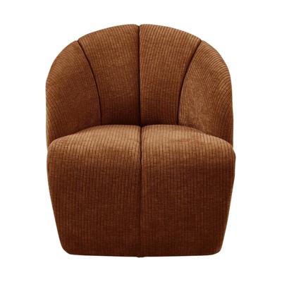 Woood Mojo fauteuil rib Roestbruin