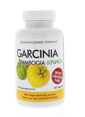 Garcinia cambogia 60% HCA vetverbrander 60 Capsules
