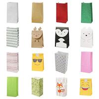 Creativ Company Papieren zakken, ijsbeer, h: 18 cm, afm 6x12 cm, 80 gr, wit, 6 stuk/ 1 doos - thumbnail