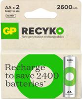 GP NiMH oplaadbare batterij AA 2100mA blister(4) - 3311442 - thumbnail