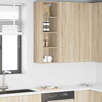 Hangkast Riga Sonoma Eiken 30 x 29,5 x 100 cm Bewerkt hout - thumbnail