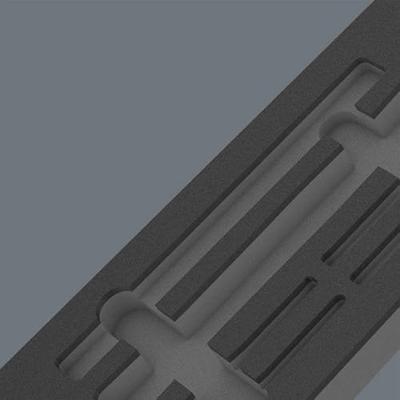 Wera 9882 Schuimrubberen inzetstuk voor hamers Set 1, zonder gereedschap, 172 x 30 x 392 mm - 05137382001 Wera 9882 Schuimrubberen inzetstuk voor hamers Set 1, zonder gereedschap, 172 x 30 x 392 mm - 05137382001