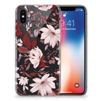 Hoesje maken Apple iPhone X | Xs Watercolor Flowers - thumbnail