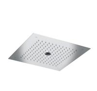 Hoofddouche Hotbath Mate 38x38 cm Inbouw Met Pilaarstraal Geborsteld Nikkel - thumbnail