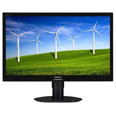 Philips Brilliance 241S4LCB - 24 inch - 1920x1080 - DVI - VGA - Zwart Philips Brilliance 241S4LCB - 24 inch - 1920x1080 - DVI - VGA - Zwart