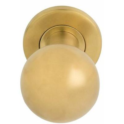 Formani Basics LB501D voordeurknop draaibaar op rozet - PVD mat goud