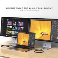 Satechi ST-YU4120M USB-C-kabel USB 4.0 USB-C 1.20 m Zwart, Zilver - thumbnail