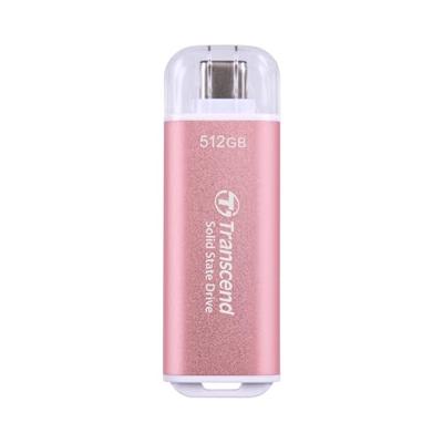 Transcend ts512gesd300p esd300 pink ssd, 500 gb, usb type-c 10gbps, 1050/ 950 mb/s max