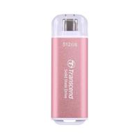 Transcend ts512gesd300p esd300 pink ssd, 500 gb, usb type-c 10gbps, 1050/ 950 mb/s max - thumbnail
