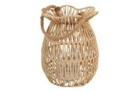 Decostar Windlicht ro Gwenda S 25 cm naturel - thumbnail