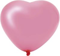 Haza Hartballonnen roze 6 st - thumbnail