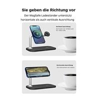 RealPower ChargeAIR Mag Hoofdtelefoons, Smartphone, Smartwatch Wit USB Draadloos opladen Binnen - thumbnail