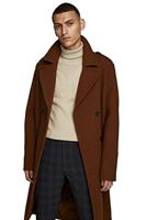 Jack & Jones Jjeemil Knit Roll Neck Noos Trui Oatmeal Melange - thumbnail