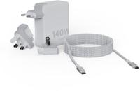 Xtorm GaN-Ultra Travel Charger 140W USB-C USB-A Oplader Wit - thumbnail