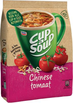 Cup-a-Soup vending, chinese tomaat, 140 ml, zak van 40 porties