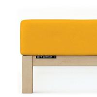 Schlafgut Schlafgut Soft Contact Jersey Flanel Hoeslaken M - 120x200 - 130x200 196 Yellow Deep - thumbnail