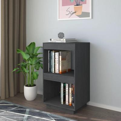 Boekenkast 40x35x71 cm massief grenenhout grijs Boekenkast 40x35x71 cm massief grenenhout grijs
