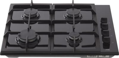 ETNA T110VZTA kookplaat Zwart Ingebouwd Gaskookplaat 4 zone(s) ETNA T110VZTA kookplaat Zwart Ingebouwd Gaskookplaat 4 zone(s)