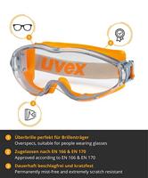 uvex ULTRASONIC 9302245 Ruimzichtbril Incl. UV-bescherming Oranje, Grijs EN 166-1, EN 170 DIN 166-1, DIN 170 - thumbnail