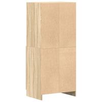 Keukenkast 57x41,5x131,5 cm bewerkt hout sonoma eikenkleurig - thumbnail