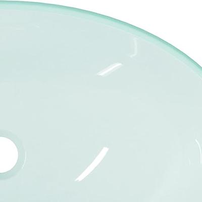 VidaXL Wasbak 54,5x35x15,5 cm gehard glas mat VidaXL Wasbak 54,5x35x15,5 cm gehard glas mat