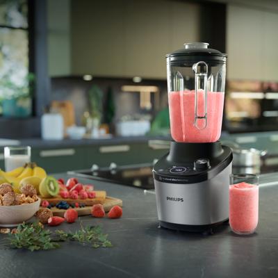 Philips Home HR3760/00 Blender 1500 W Zilver, Zwart