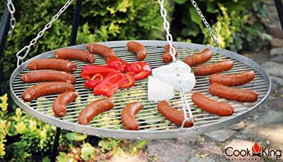 CookKing: Driepoot 200 cm met dubbel RVS grillrooster 80+40 cm - thumbnail