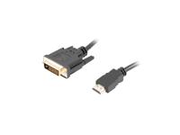 HDMI-Kabel Lanberg CA-HDDV-20CU-0030-BK Zwart 3 m - thumbnail