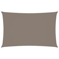 Zonnescherm rechthoekig 4x7 m oxford stof taupe - thumbnail