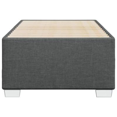 Bedframe zonder matras 90x200 cm stof donkergrijs