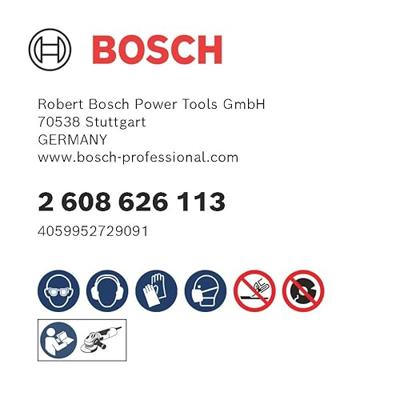 Bosch Accessoires 100x Doorslijpschijf Inox (RVS) 125X1X22.23 in emmer - 2608626113