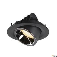 SLV 1005947 NUMINOS GIMBLE M LED-inbouwlamp LED vast ingebouwd Zwart - thumbnail